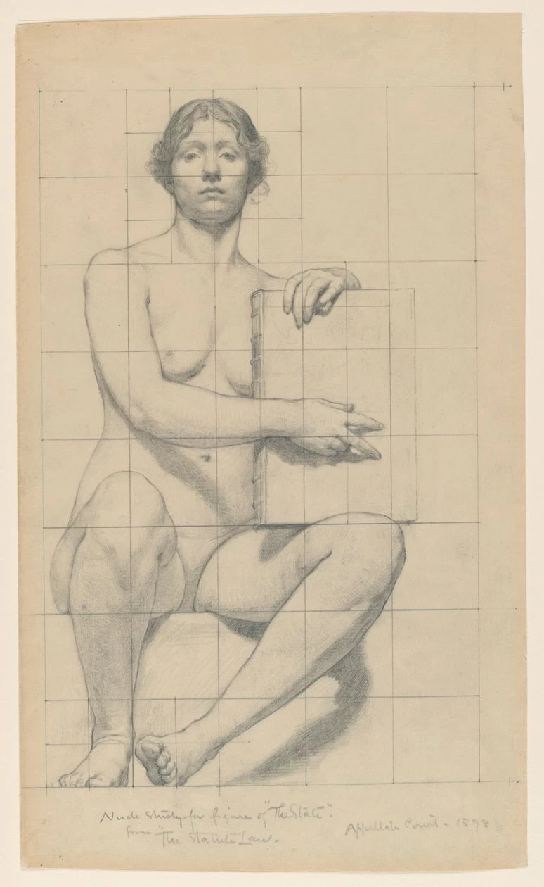Studio per Lo Stato, Appellate Division Court House, New York - Smithsonian Institution, Gift of Mrs